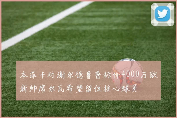 本菲卡对谢尔德鲁普标价4000万欧新帅席尔瓦希望留住核心球员